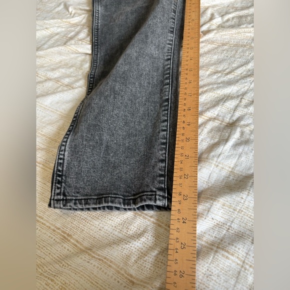 GAP vintage high rise slim black wash denims buttonfly size 14/32 - Picture 12 of 13